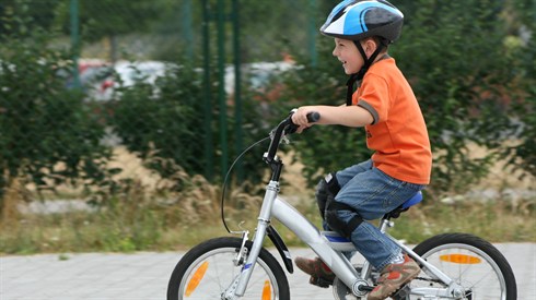 Child Riding a Bicycle on Shabbat
