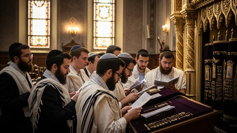 "לדוד ה’ אורי וישעי" בישיבה