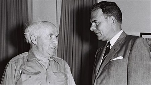 היחס לבן גוריון (שימוש בתמונה זו נעשה בהתאם לסעיף 27א לחוק זכויות יוצרים. אם הנכם בעלי הזכויות בתמונה זו ומעוניינים שנחדול משימושה או נעדכן קרדיט מתאים, אנא פנו אלינו לכתובת: beitel@yeshiva.org.il) היחס לבן גוריון