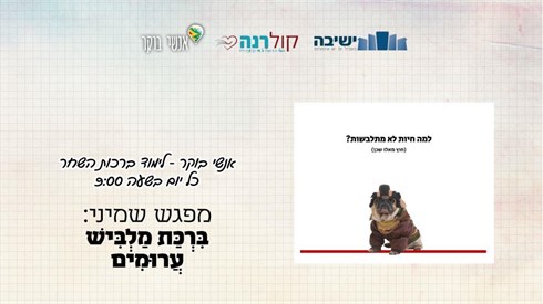 מפגש שמיני – מלביש ערומים מפגש שמיני – מלביש ערומים