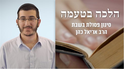 סינון פסולת בשבת