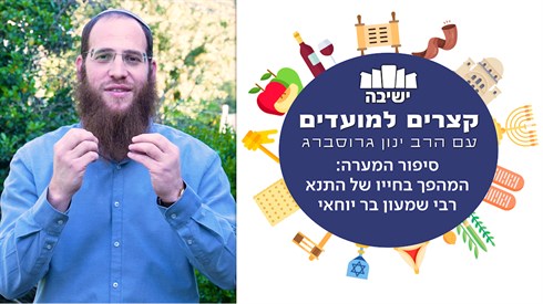 סיפור המערה: המהפך בחייו של התנא רבי שמעון בר יוחאי |קצרים למועדים הרב ינון גרוסרג סיפור המערה: המהפך בחייו של התנא רבי שמעון בר יוחאי |קצרים למועדים הרב ינון גרוסרג
