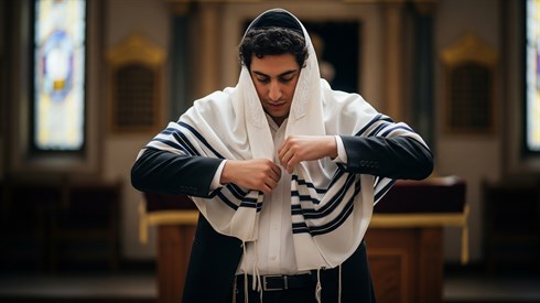 התעטפות בטלית - עטיפת הישמעלים התעטפות בטלית - עטיפת הישמעלים