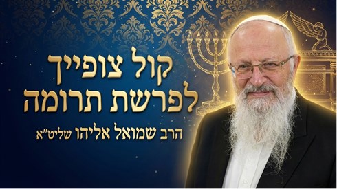 שיעורו של הרב שמואל אליהו לפרשת תרומה בשידור חי! שיעורו של הרב שמואל אליהו לפרשת תרומה בשידור חי!