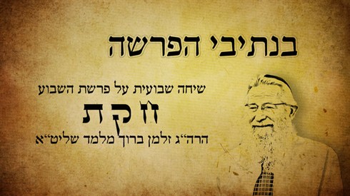 בנתיבי הפרשה - חוקת (אתר ישיבה / yeshiva.co) בנתיבי הפרשה - חוקת