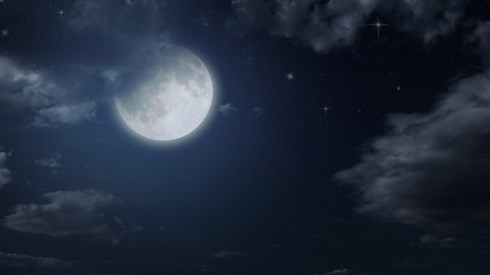 קידוש לבנה לפני צאת הכוכבים (Shutterstock) קידוש לבנה לפני צאת הכוכבים